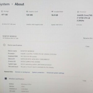 hp elitedesk 800 g4 twr desktop
