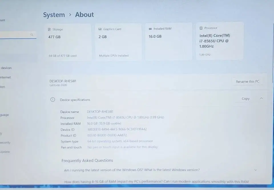 dell latitude 3500 dell latitude 3500